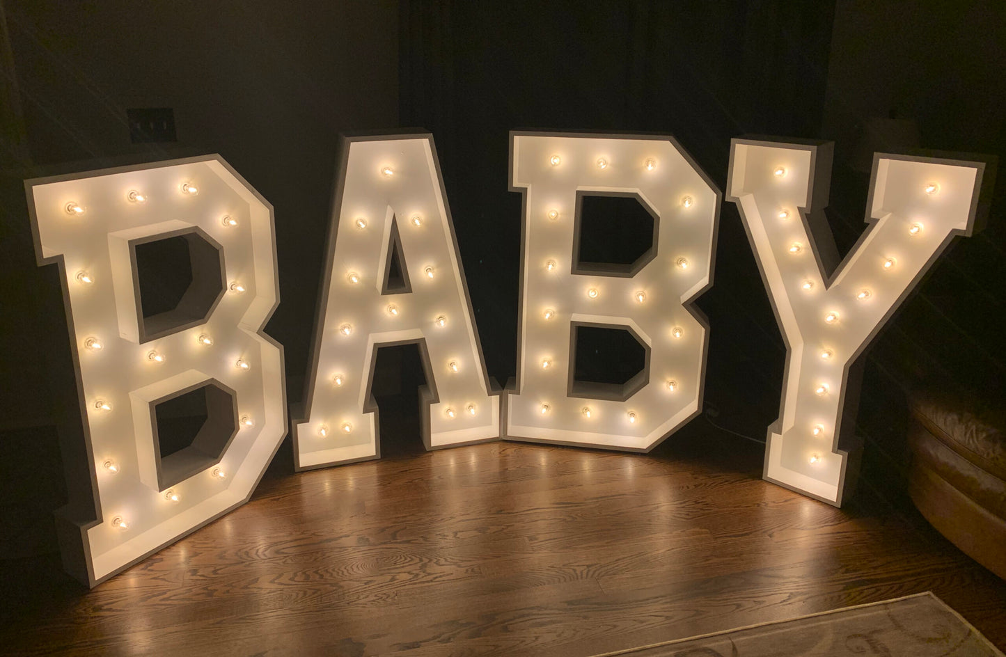 Marquee Numbers & Letters with Neon Lights