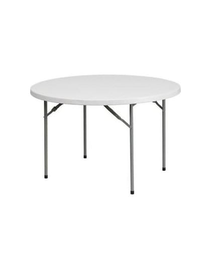 Round Table - Folding Plastic Round - 5ft height - 60in Diameter