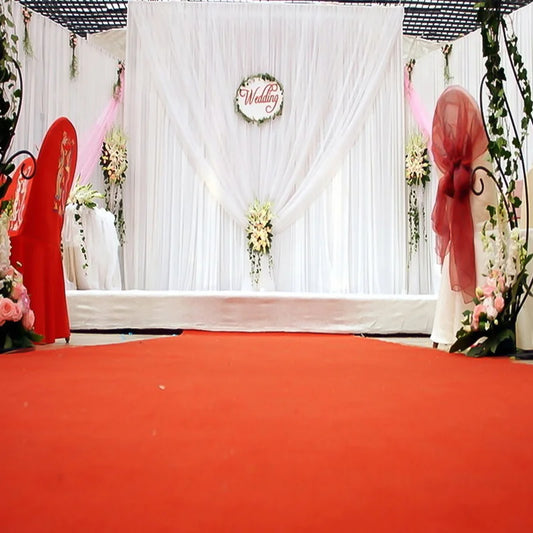Ice Silk Wedding Party Background Curtain