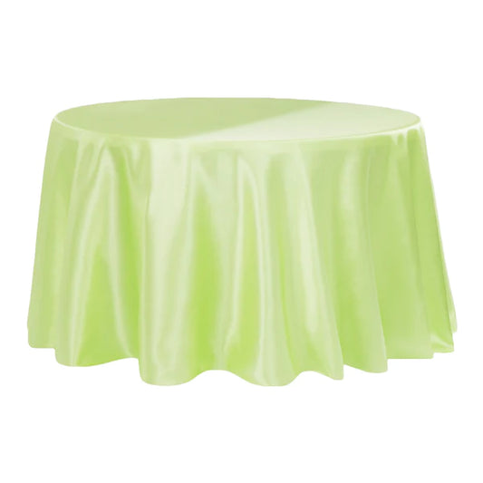 Satin 120in Round Tablecloth