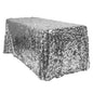 Square Payette Sequin Tablecloth 90in x 132in (Rectangular)