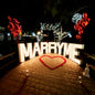 Marquee Numbers & Letters with Neon Lights